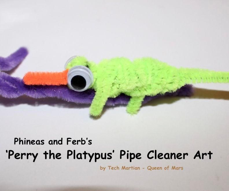 'perry the platypus' pipe cleaner art DIY Project DIY Project Image