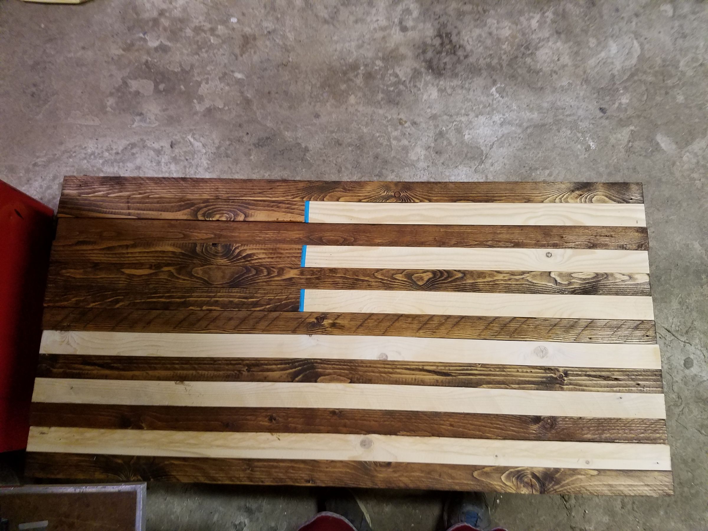 American Flag Pallet Coffee Table 10 Steps (with Pictures) Instructables