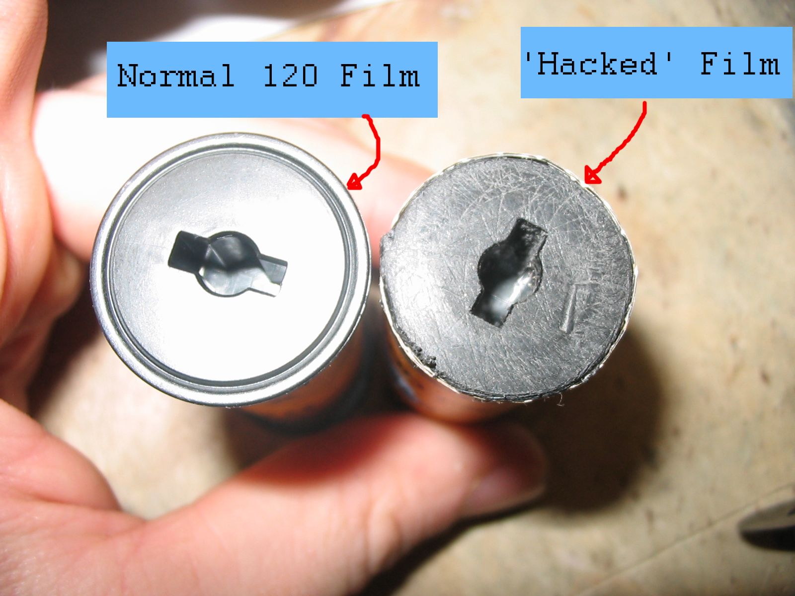 Mod Film for Use in Super Old Cameras (620 Film) 4 Steps Instructables