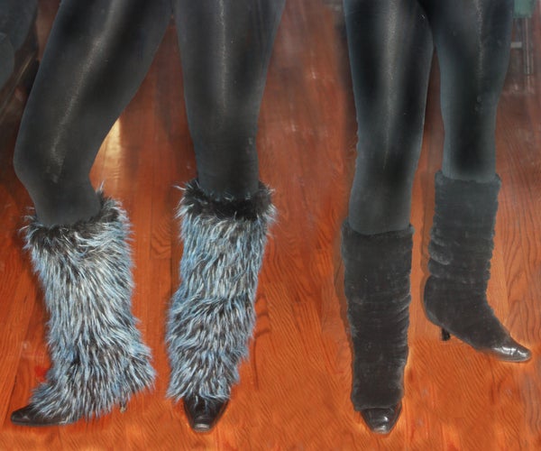 FURRY LEG WARMERS