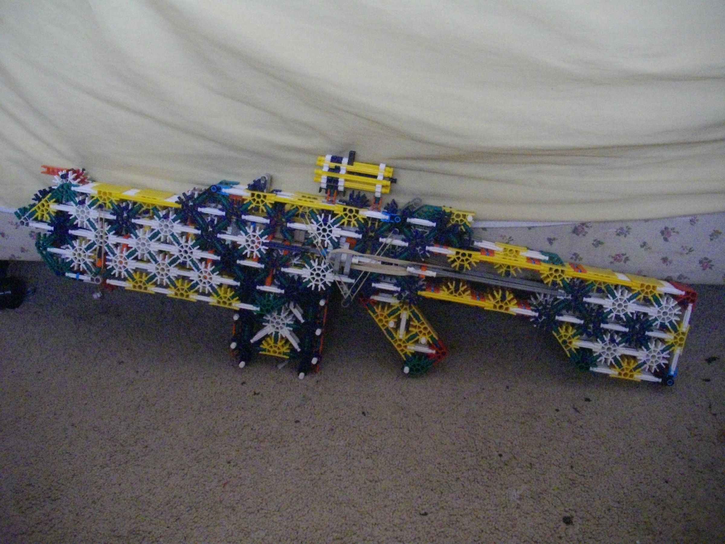 DIY guide for Knex Battle Rifle with step-by-step instructions