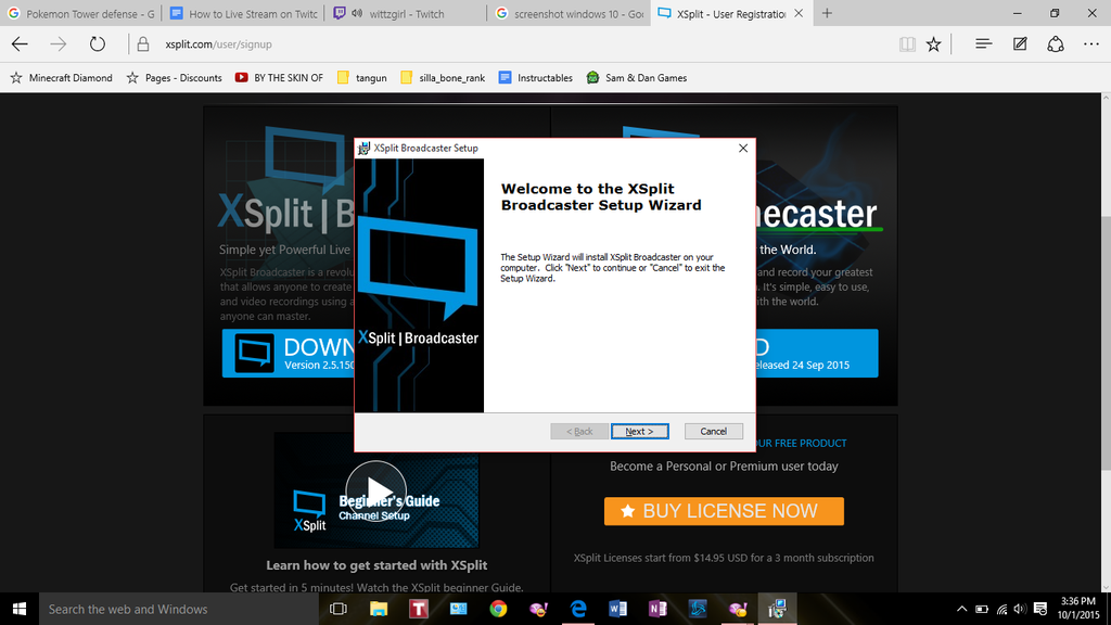 A Beginner S Guide To Xsplit Broadcaster And Streaming On Twitch Tv Windows 10 34 Steps Instructables