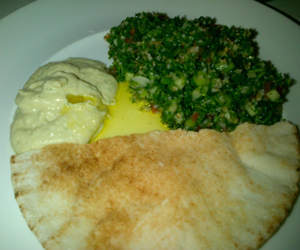 Tabule Arabic Salad and Hummus