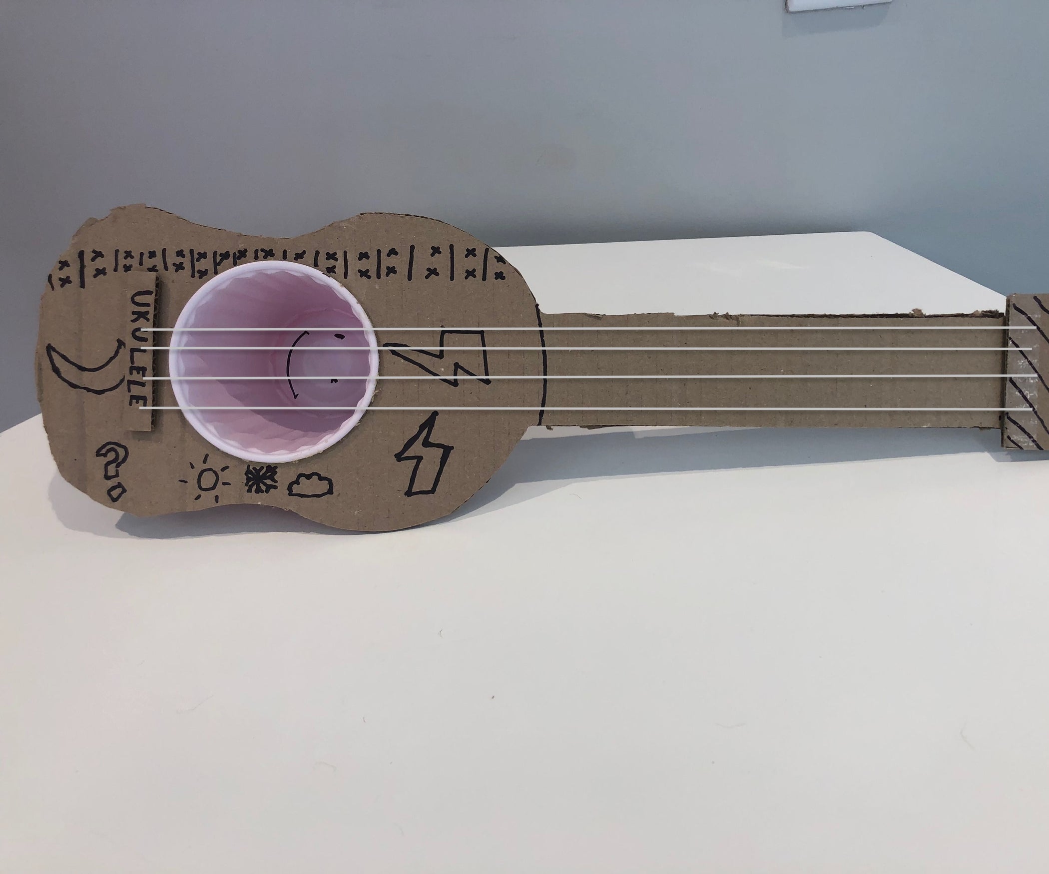 Epic Cardboard Ukulele 6 Steps Instructables