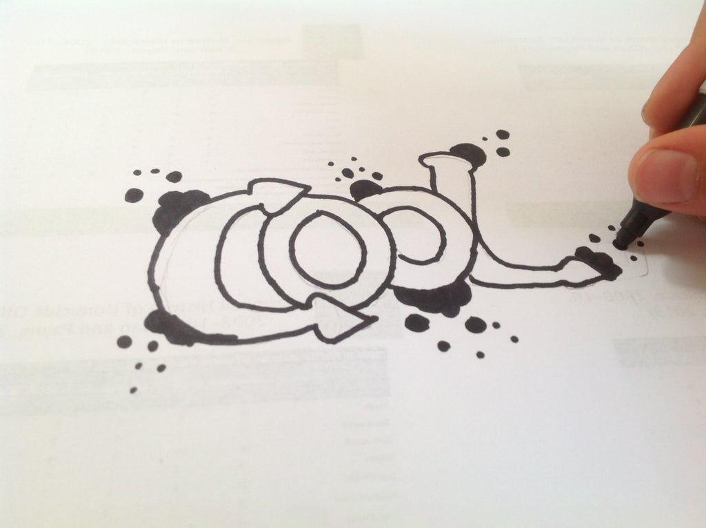 How To Draw Graffiti 6 Steps Instructables How To Draw Graffiti 6 Steps Instructables