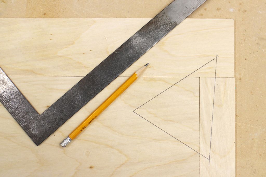 Wood Layout - Triangle Registration