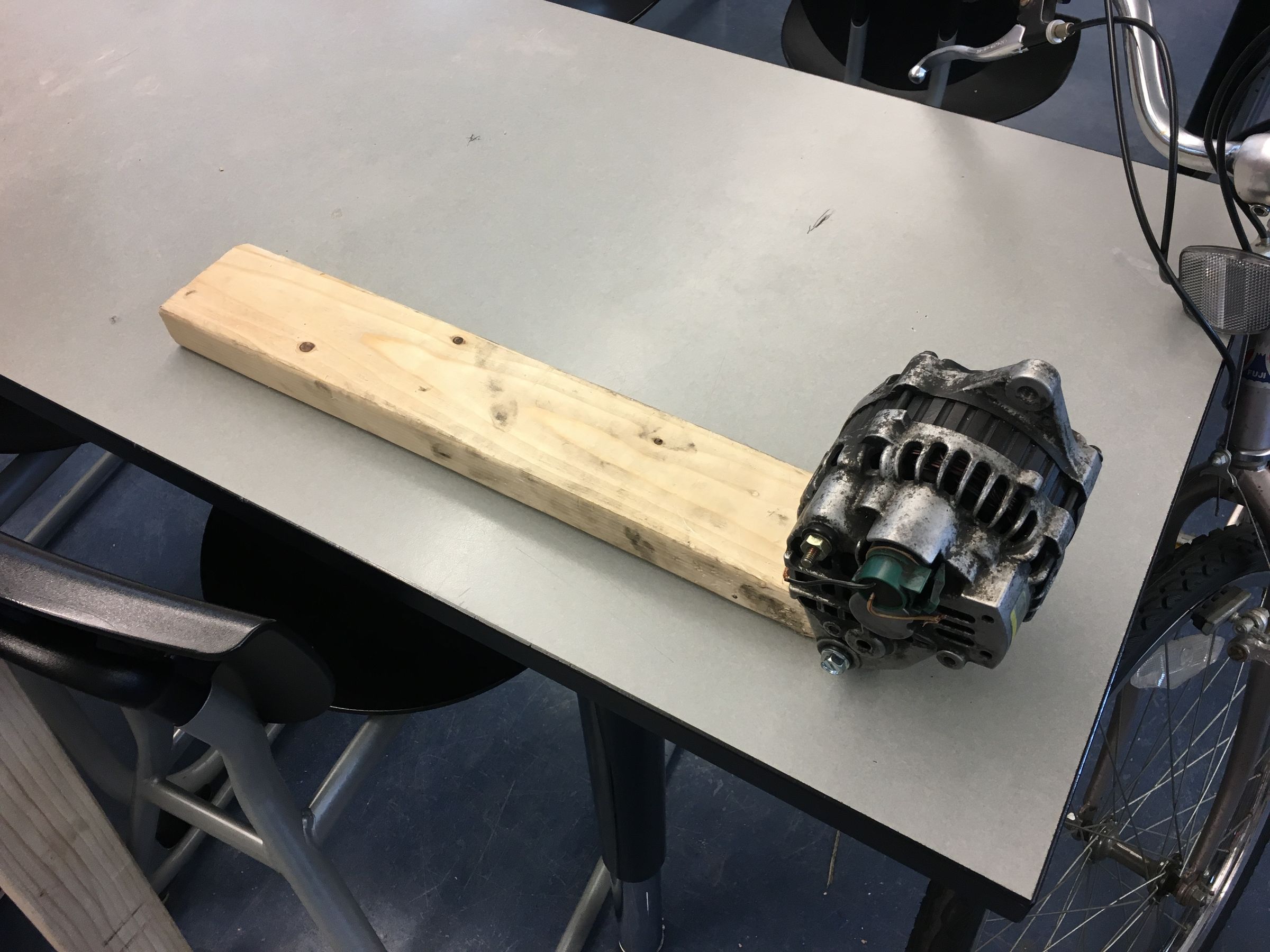 Bike Powered Generator Using an Alternator 8 Steps (with Pictures