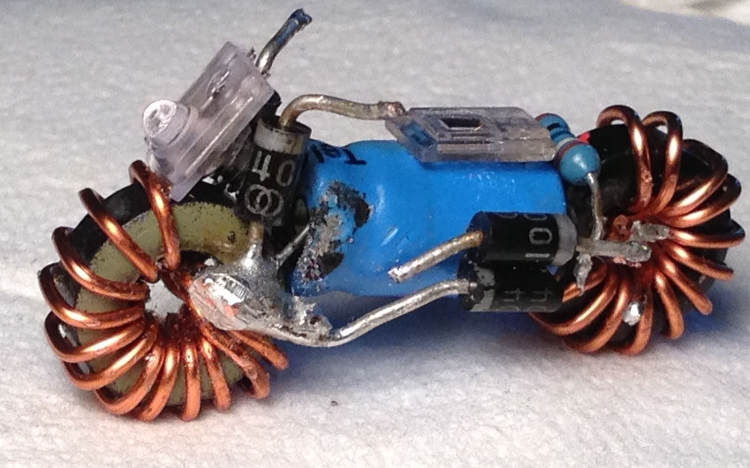 Capacitor Motorcycle 3 Steps Instructables