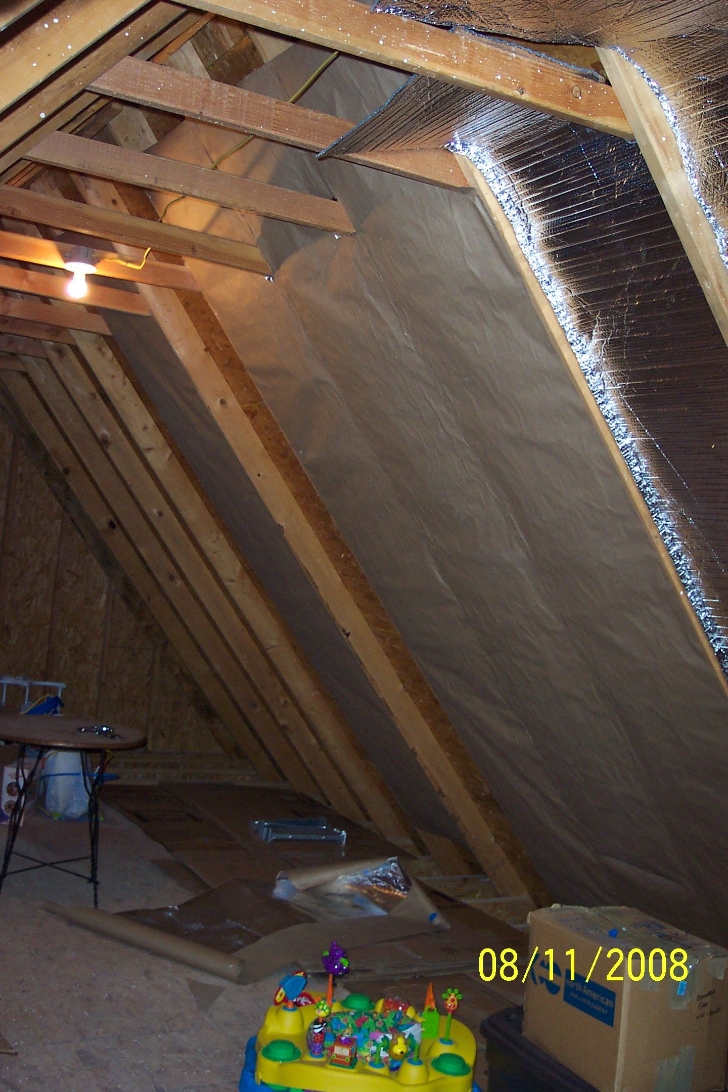 DIY Attic Radiant Barrier 4 Steps Instructables