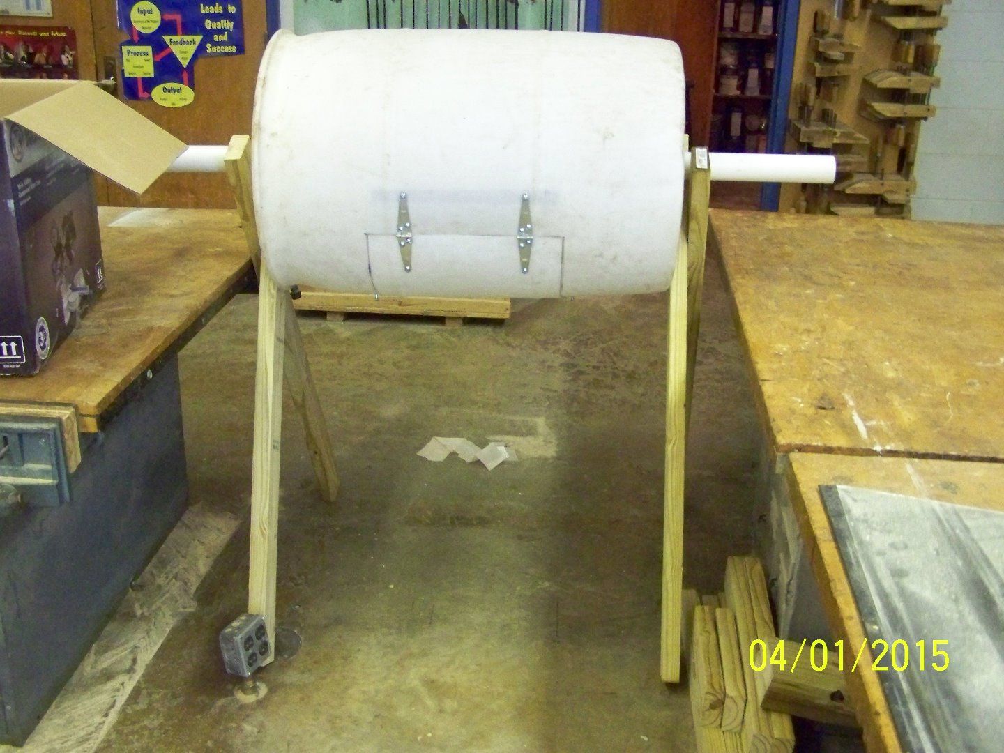 Rotating Bin Composter 11 Steps (with Pictures) Instructables