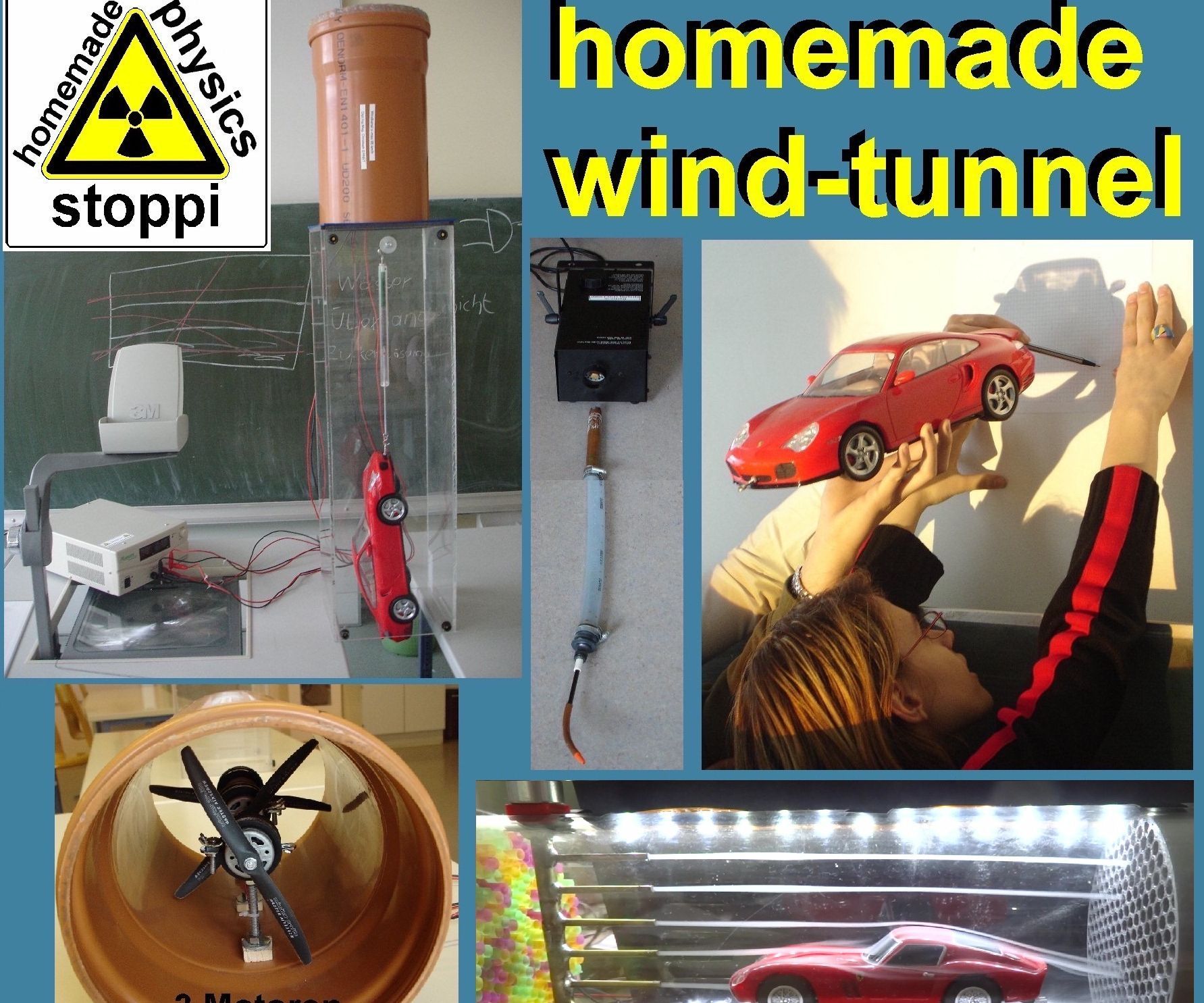 DIY Wind Tunnel and Visualized Airstreams for the Physics Lesson 5