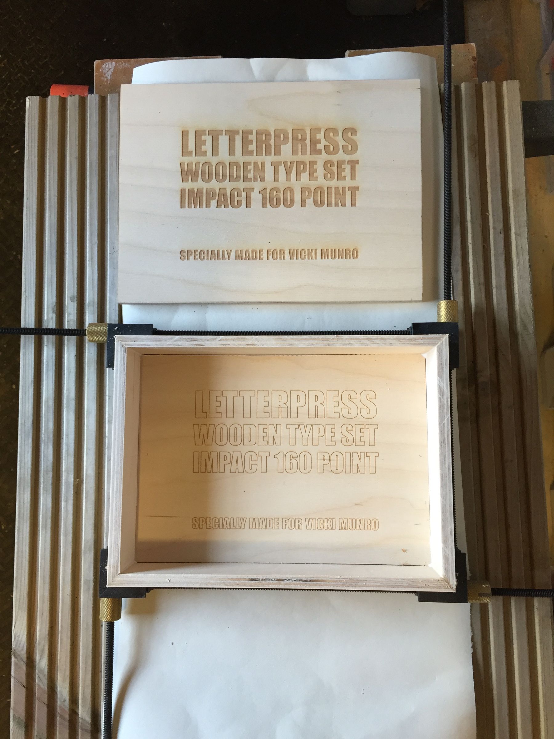 LASER CUT LETTERPRESS TYPE 6 Steps (with Pictures) Instructables