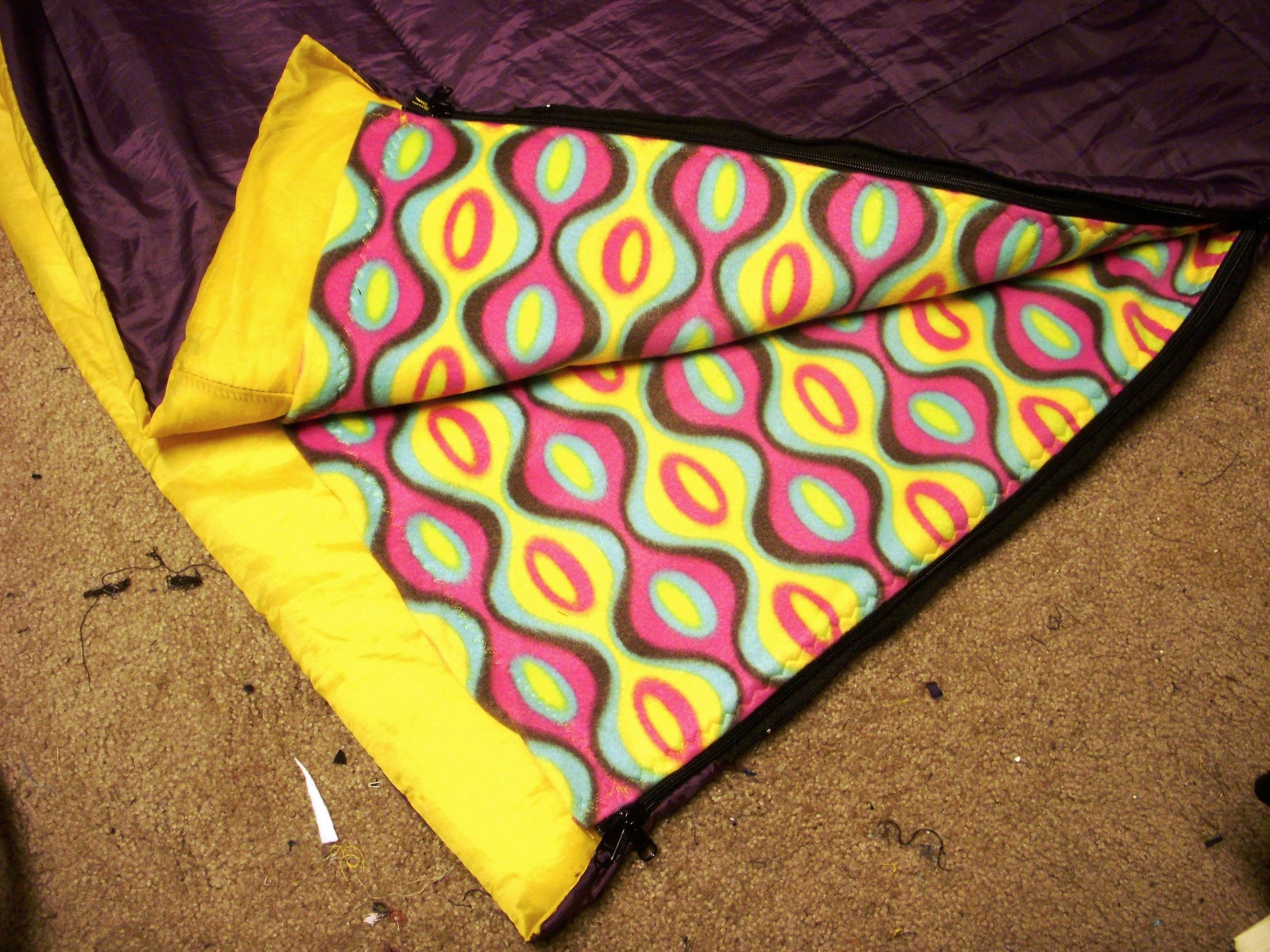 How to Sew a Sleeping Bag Zip-In Liner