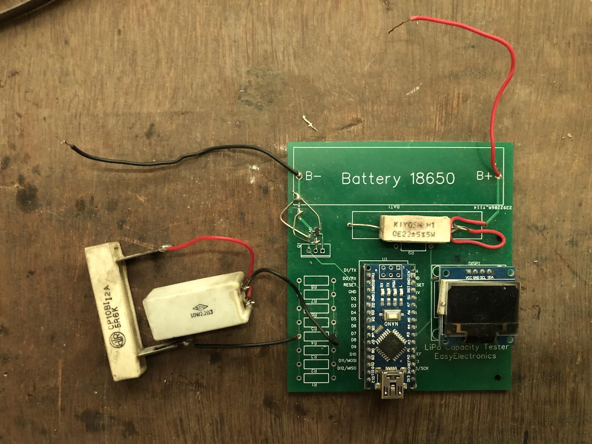 DIY LiPo Battery Capacity Tester 6 Steps Instructables