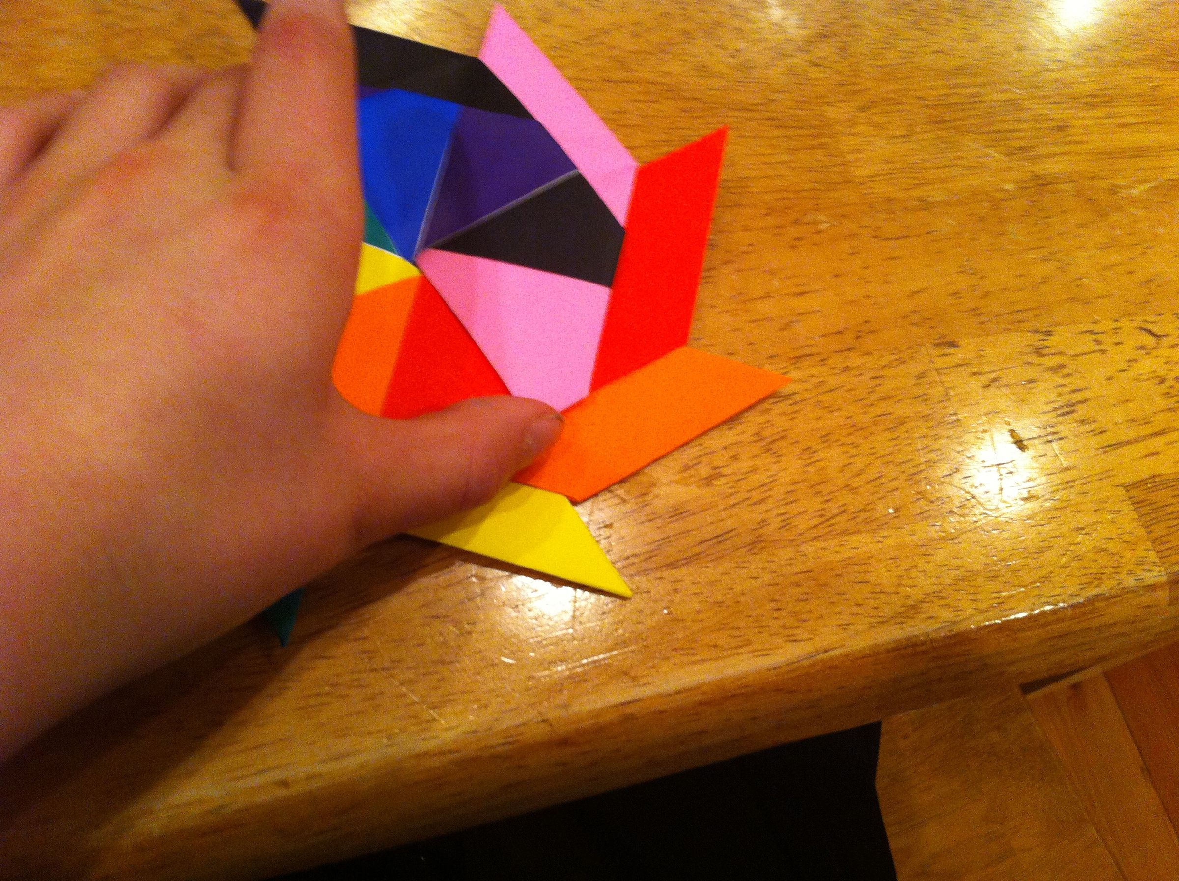 Transforming 8 Point Ninja Star 10 Steps Instructables