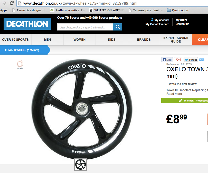 DIY guide for Bebe Confort Pram wheel replacement using scooter wheels and bearings with step-by-step instructions