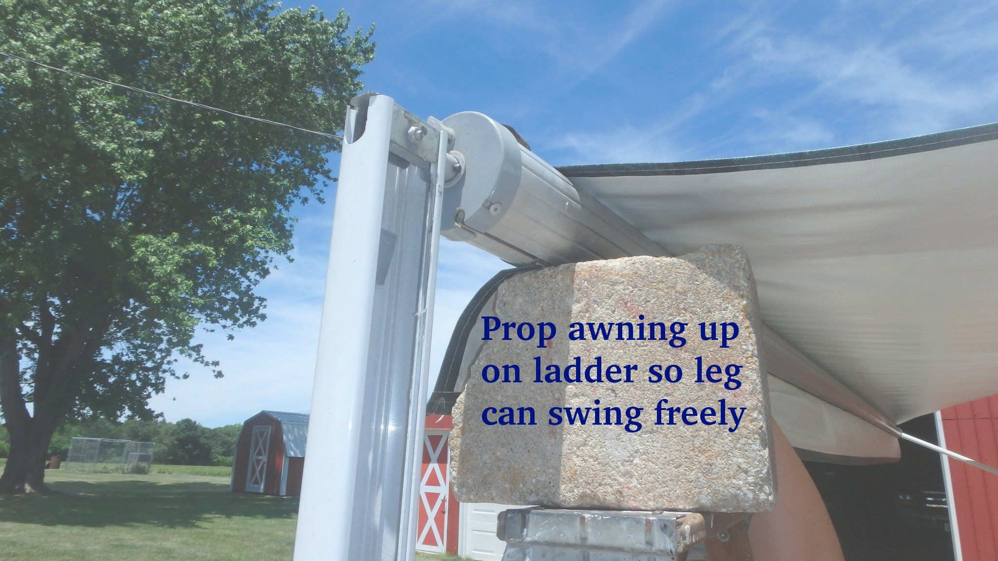 RV Awning Tension Adjustment 12 Steps Instructables