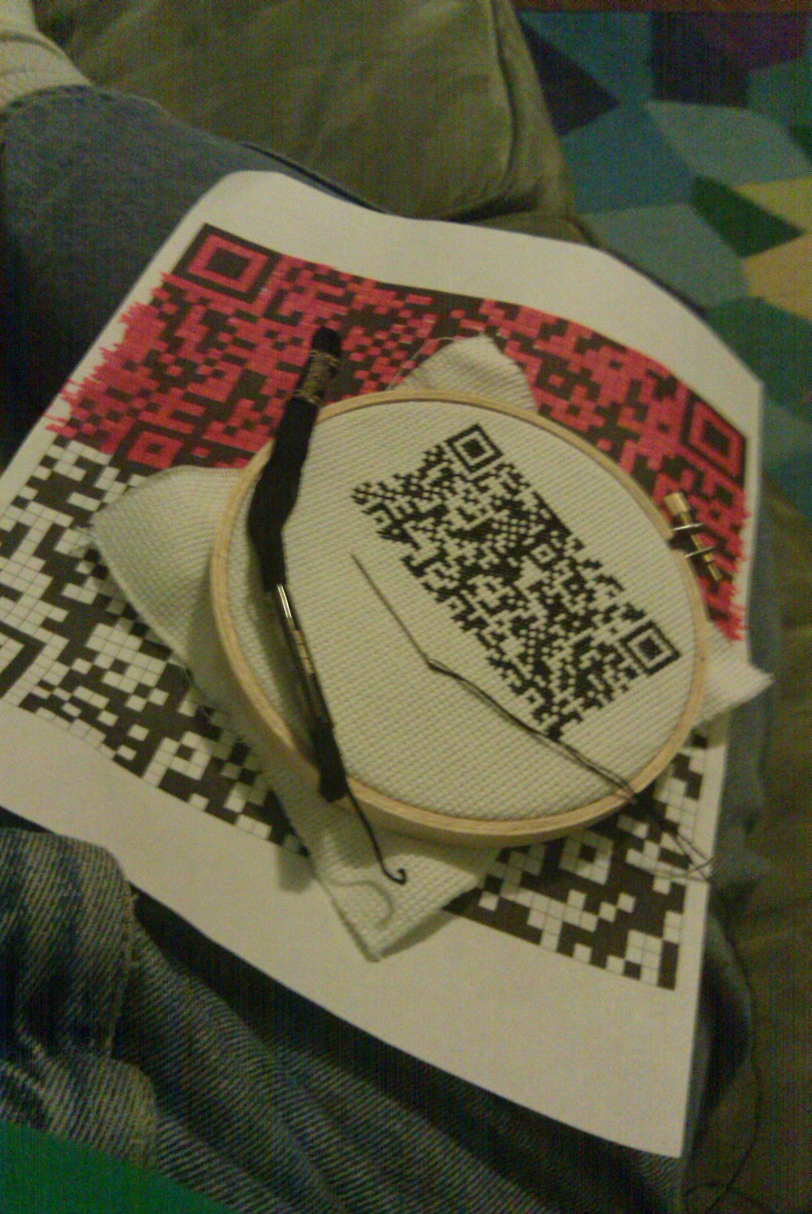 QRCode Cross Stitch Patch 11 Steps (with Pictures) Instructables