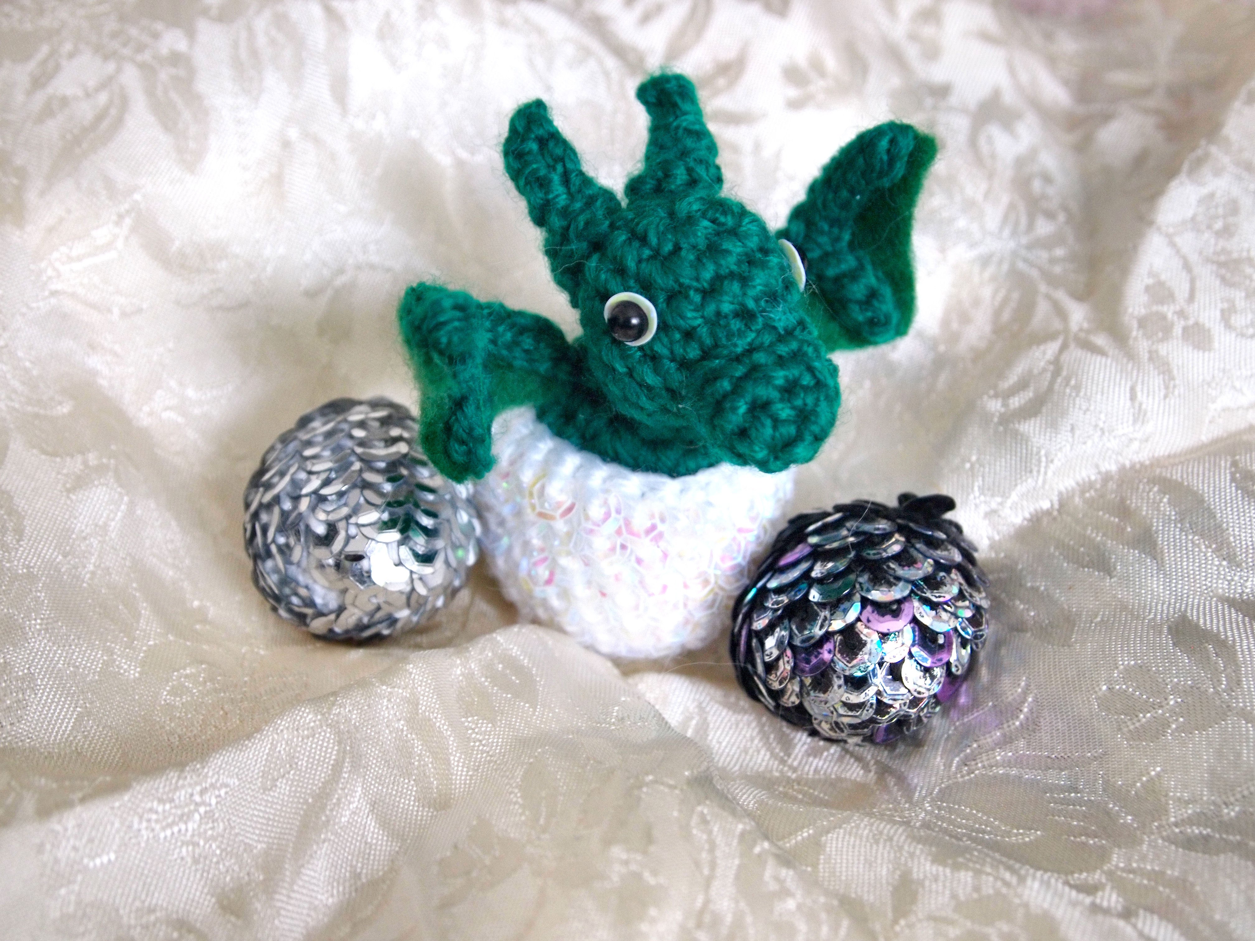 dragon egg bolsa crochet pattern