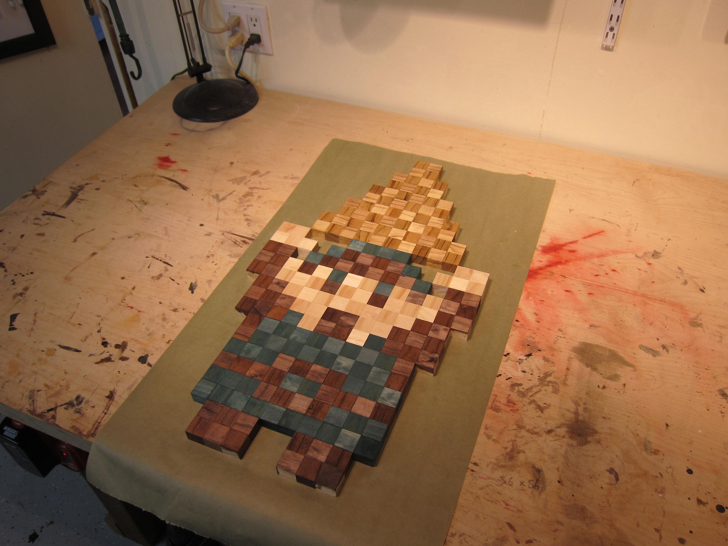 Stained Wood Pixel Art 7 Steps (with Pictures) Instructables