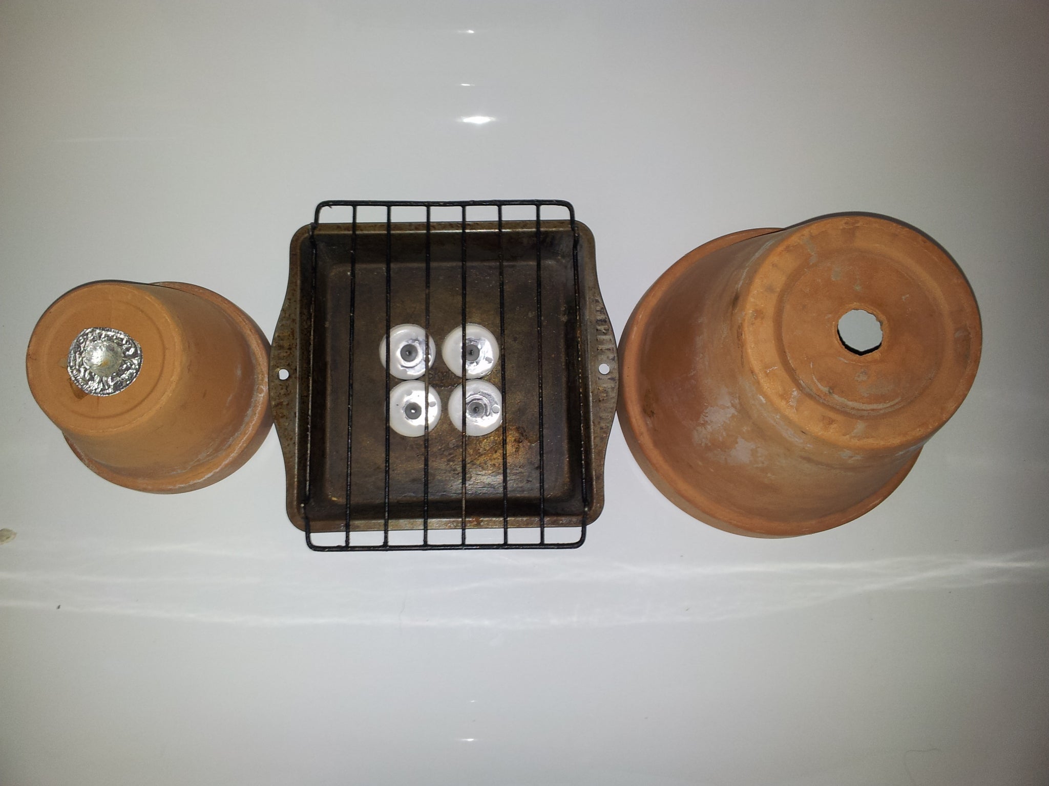 Flower Pots & Tea Lights Heater 4 Steps Instructables