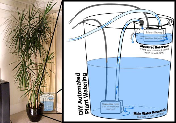automatic plant watering device simple version 7 steps instructables
