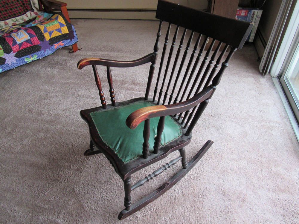 Refinishing Reupholstering A Hand Tied Spring Rocking Chair 7 Steps With Pictures Instructables