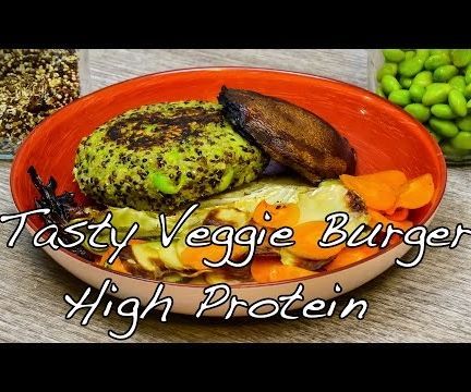 DIY guide for Tasty & Easy Veggie Burger - High Protein with step-by-step instructions