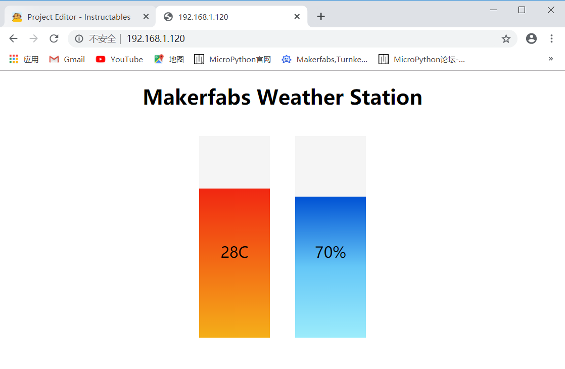 MicroPython Program：Mini Weather Station | Trybotics