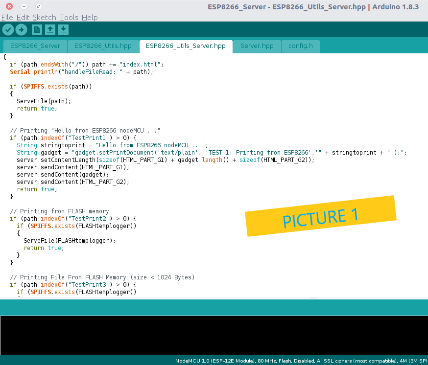 esp8266 print server