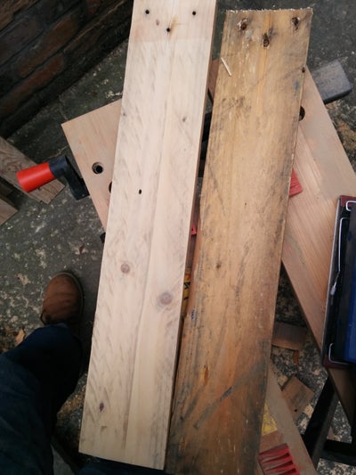 Medida, Corte, Areia, Cola, Parafuso, Repetir