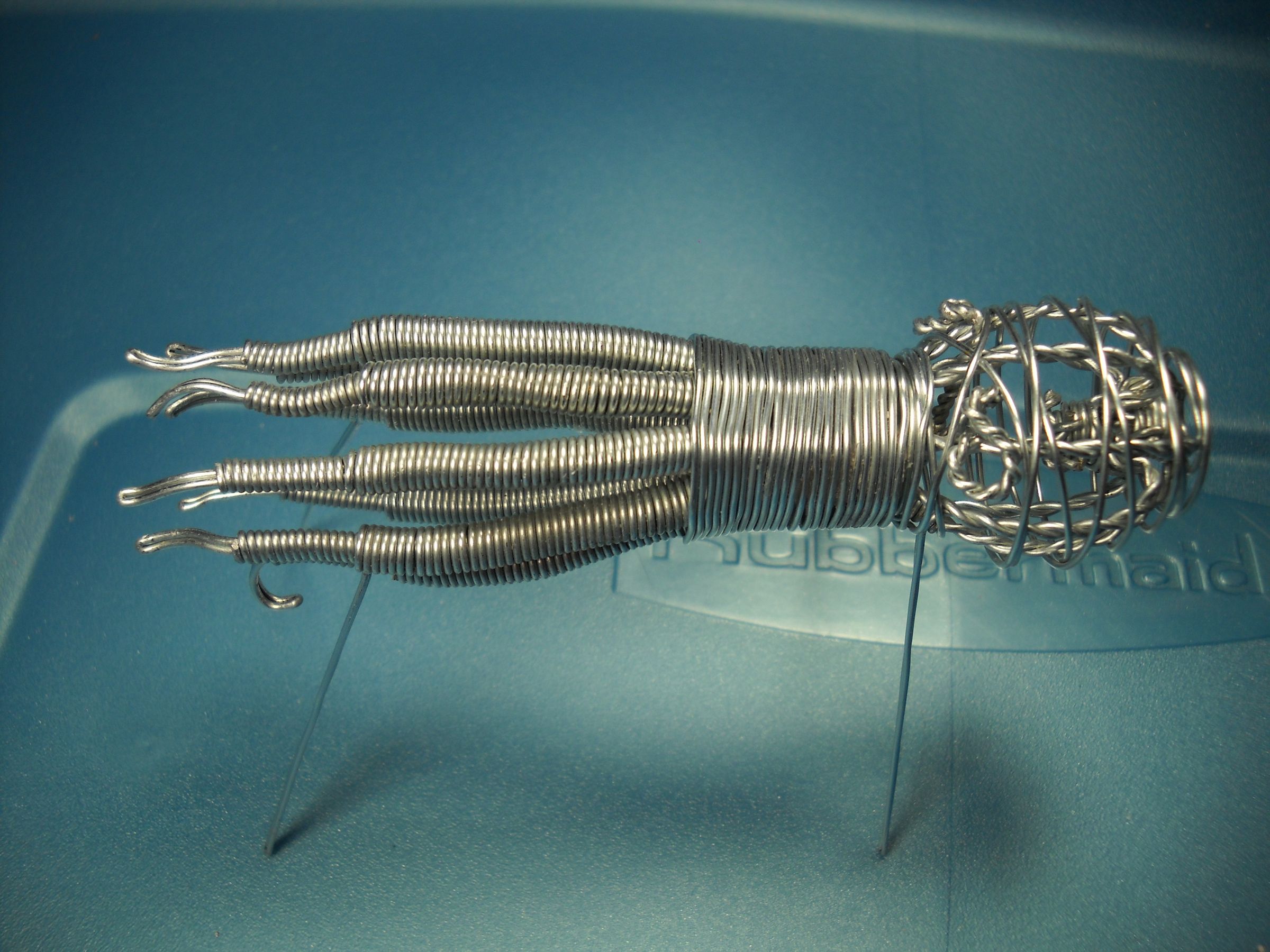 How to Make a Wire Octopus Sculpture (simplified). Cheap and Easy But