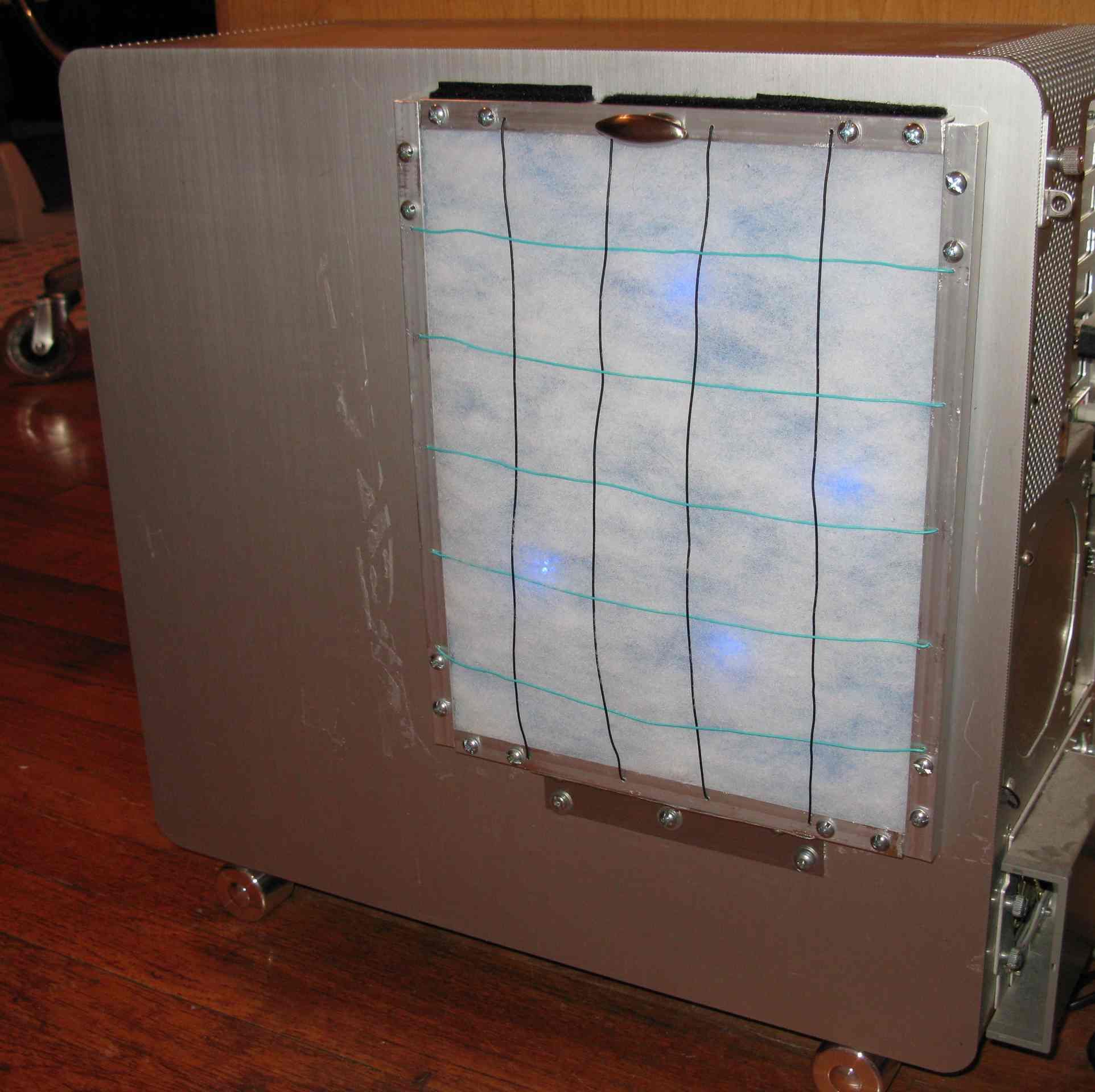 Custom Filter Enclosure for 250mm Computer Fan. 4 Steps Instructables