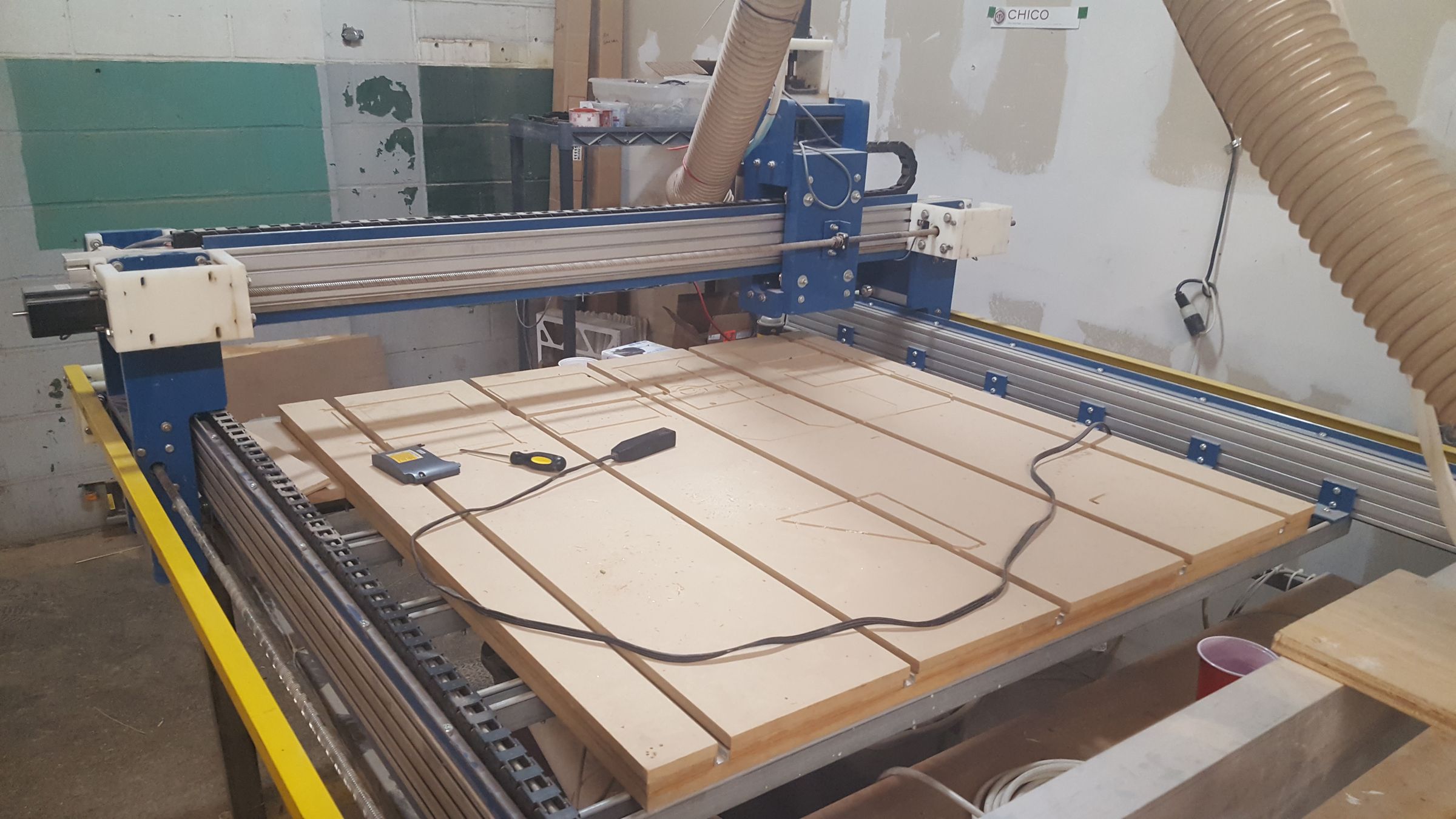 Using the 4x4' CNC Router at Twin 