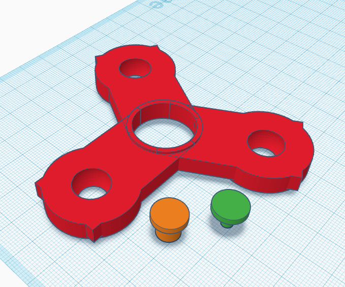 3D Printed Fidget Spinner TinkerCAD / Cura 11 Steps (with Pictures