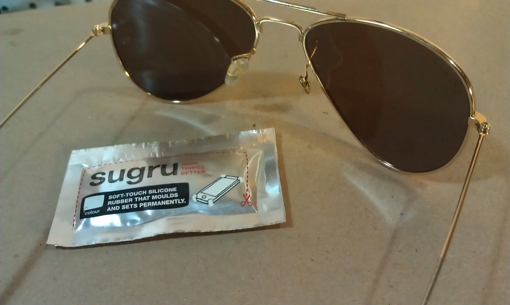 Ray Ban Repair With Sugru 5 Steps With Pictures Instructables Ray Ban Repair With Sugru 5 Steps With Pictures Instructables