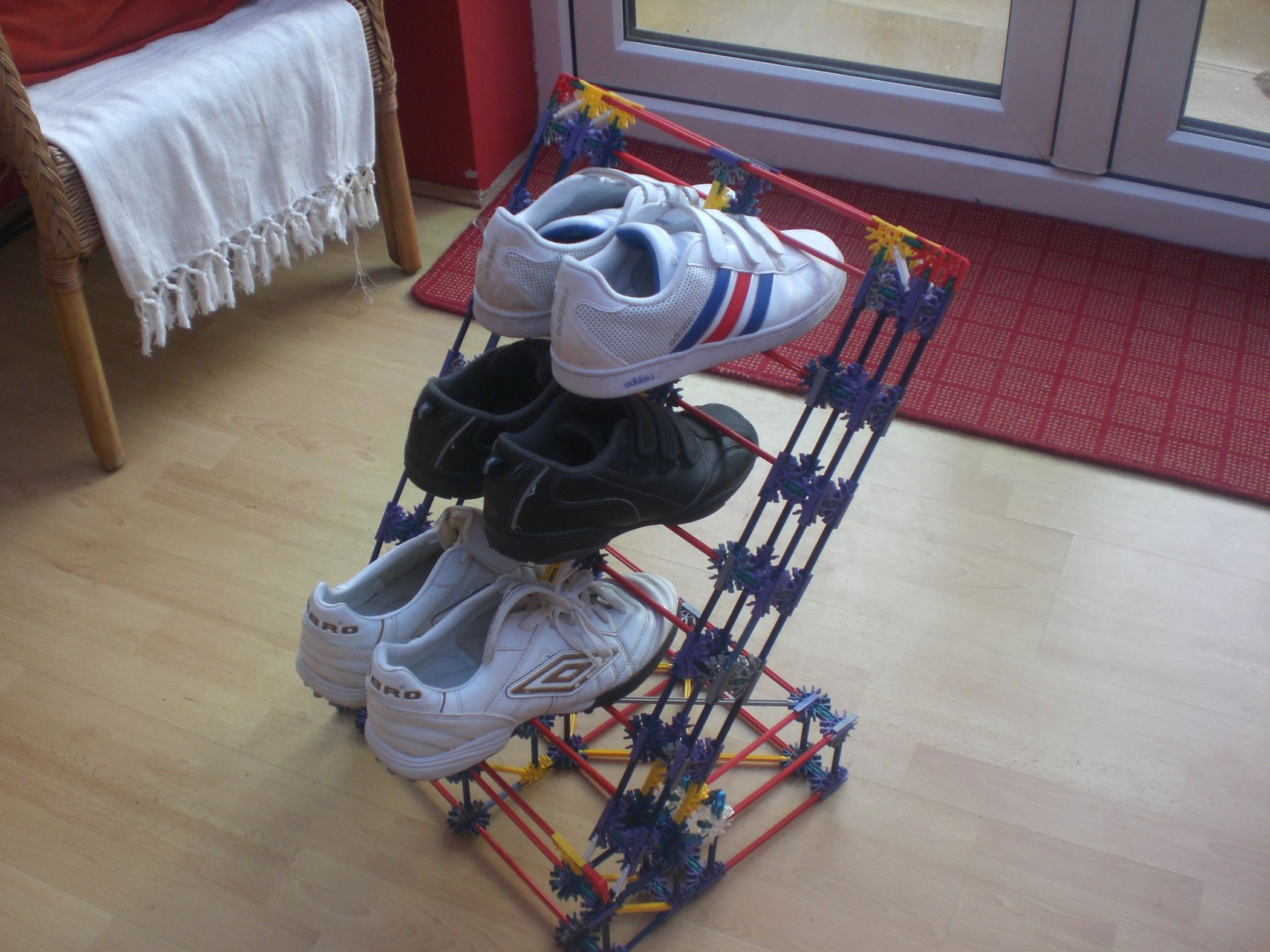 Knex Multitower Shoes Stand Instructables