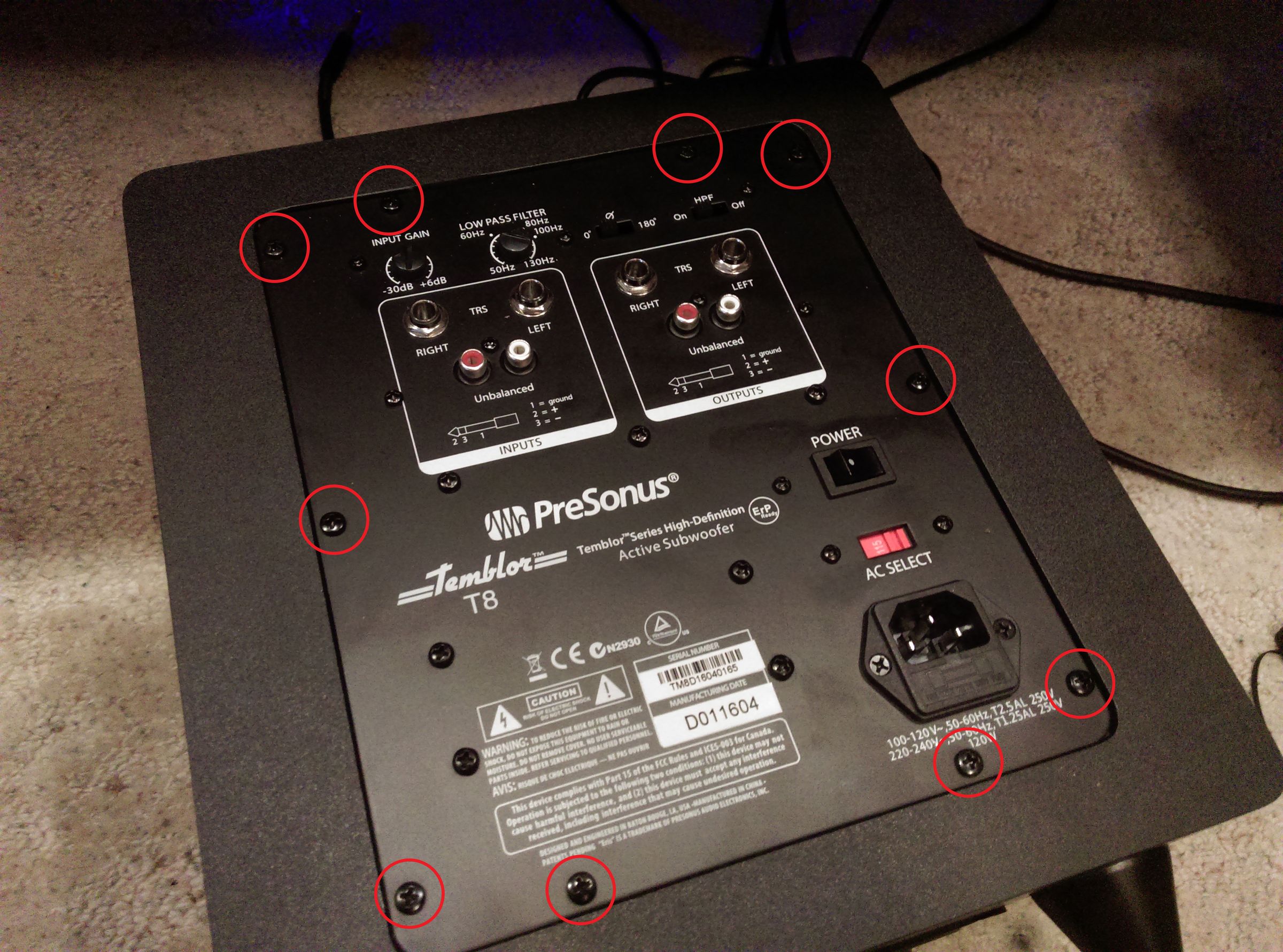 Presonus Temblor T8 Subwoofer 