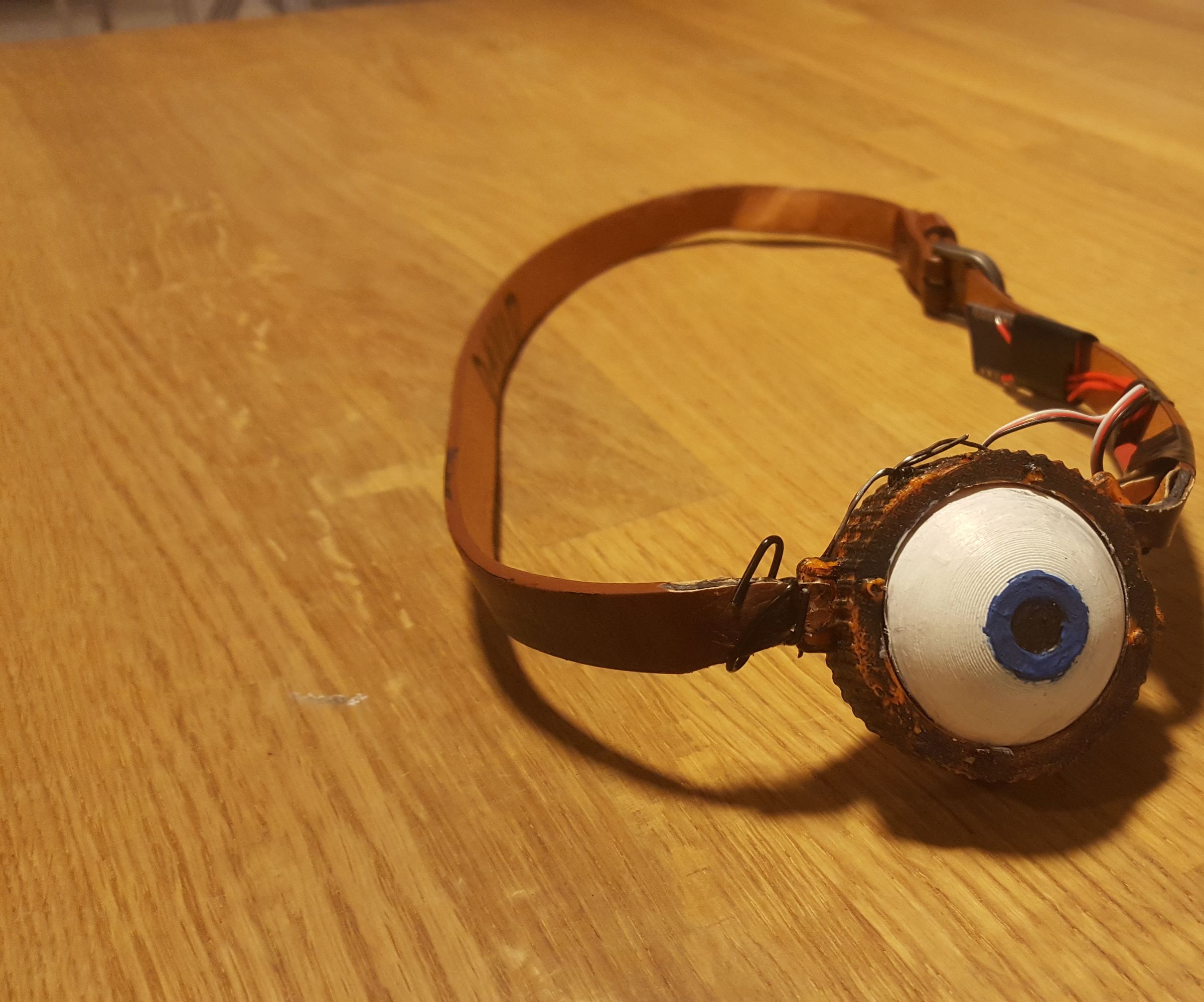 DIY guide for Mad Eye Moody's Servo Eye with step-by-step instructions