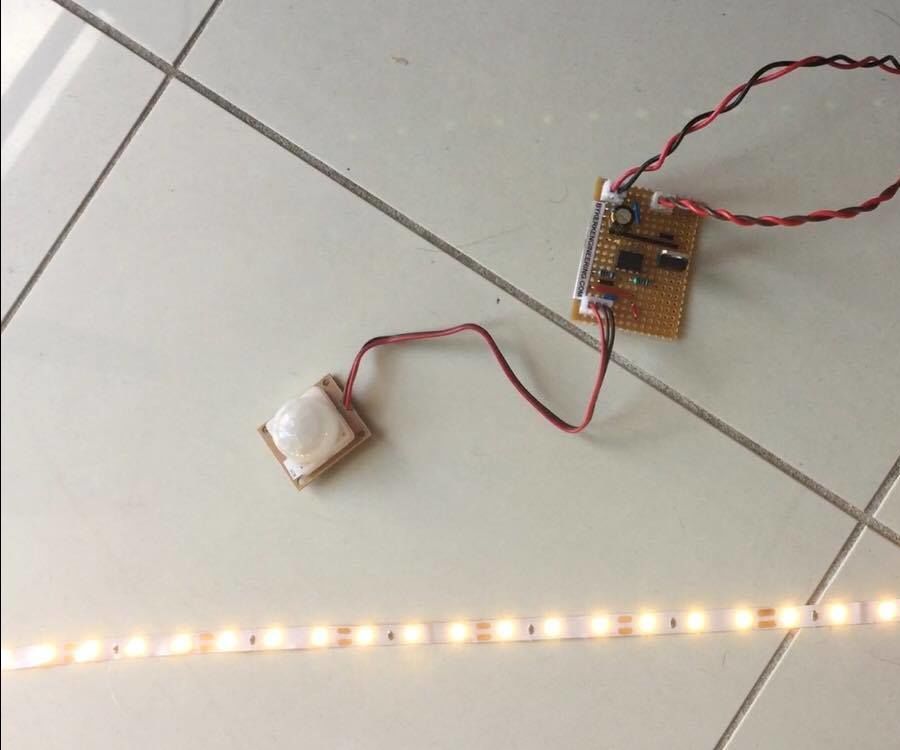 Motion Sensor Activated LED Strip With Timer : 6 Steps (with Pictures ...
