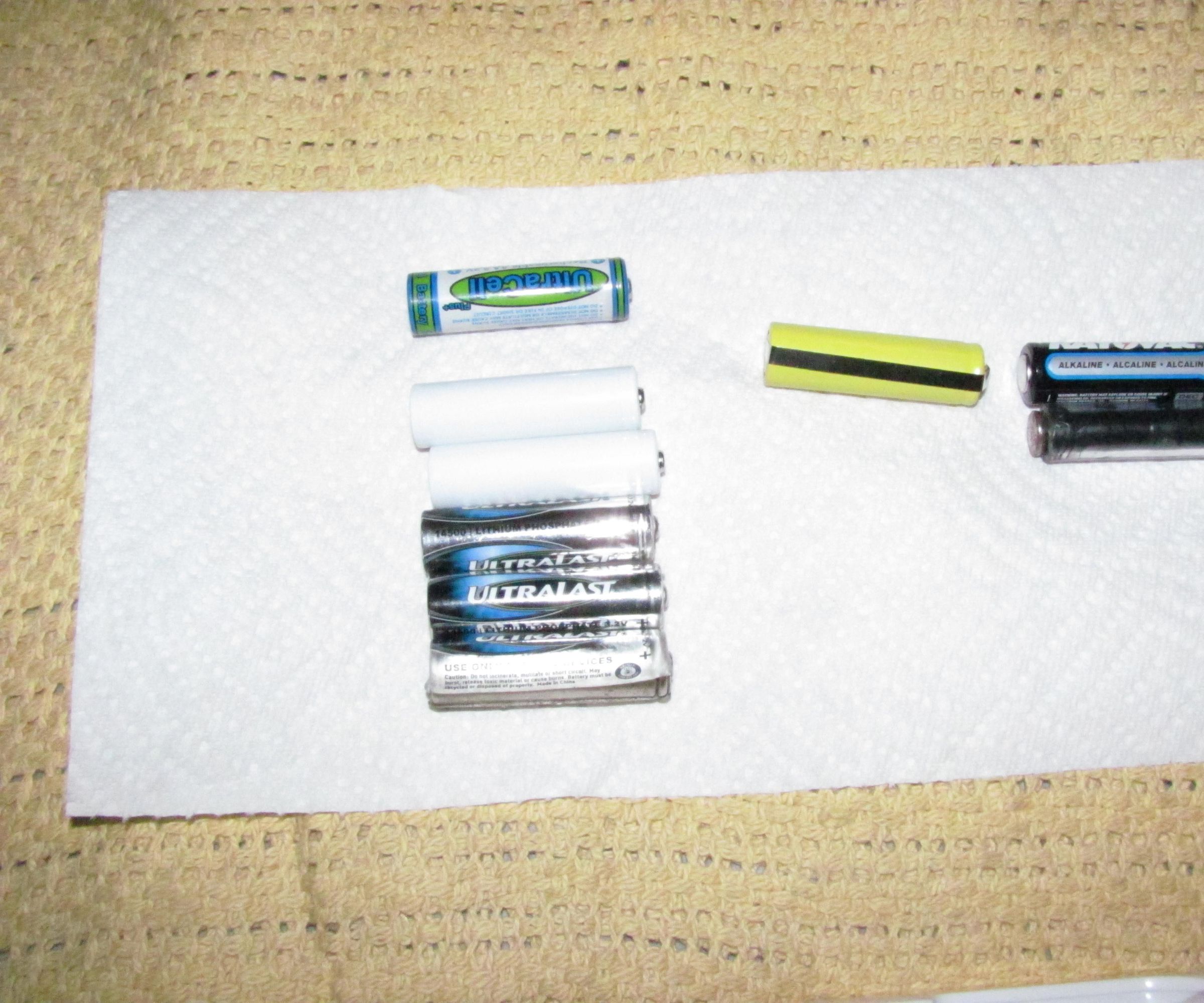 3.2v lithium aa instead of 2 alkaline aa cells DIY Project DIY Project Image