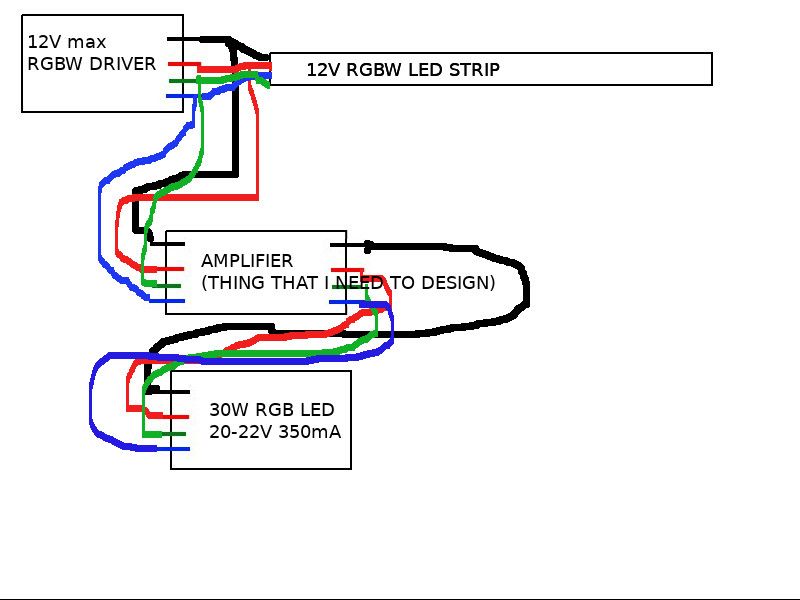 LED amplifier from 12V controll to 20-24V 30W 350mAh - Instructables