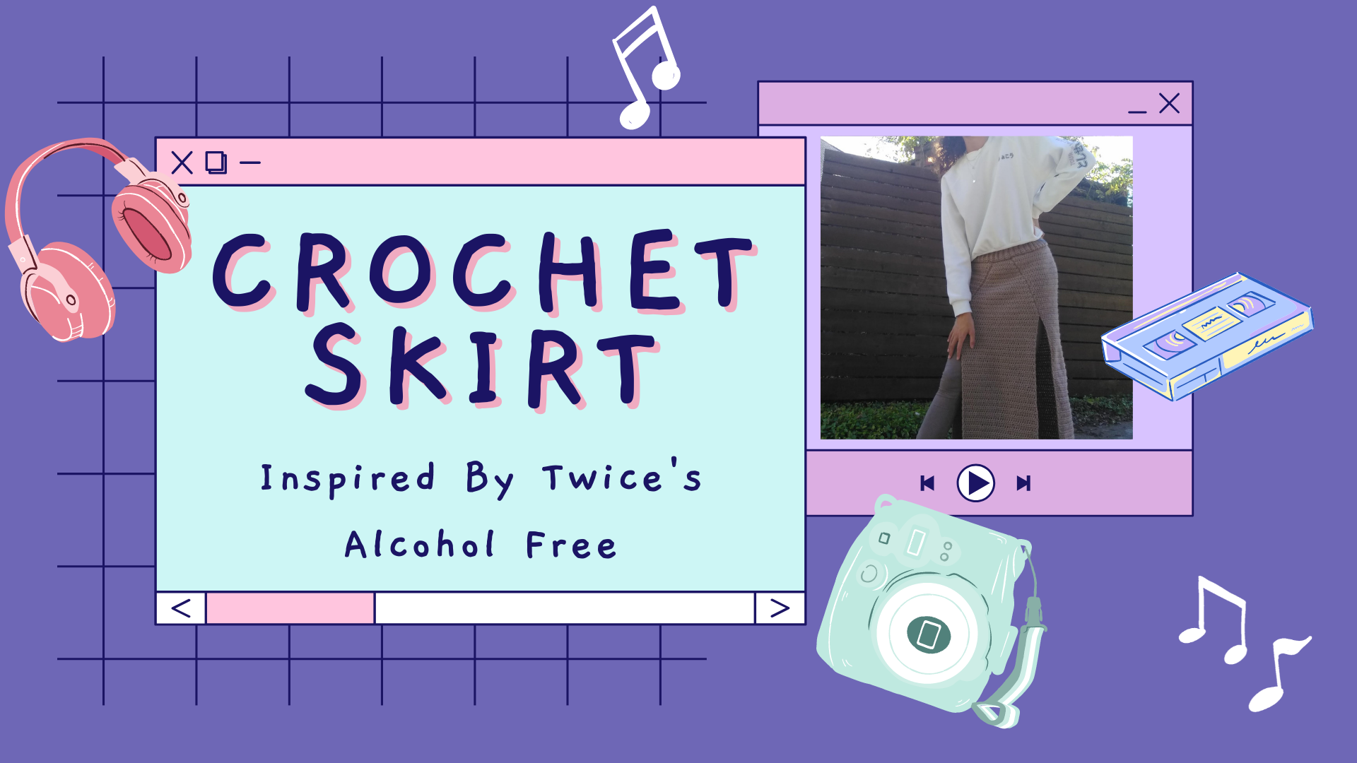 Crochet Skirt Inspired By Twice S Alcohol Free 6 Steps With Pictures Instructables