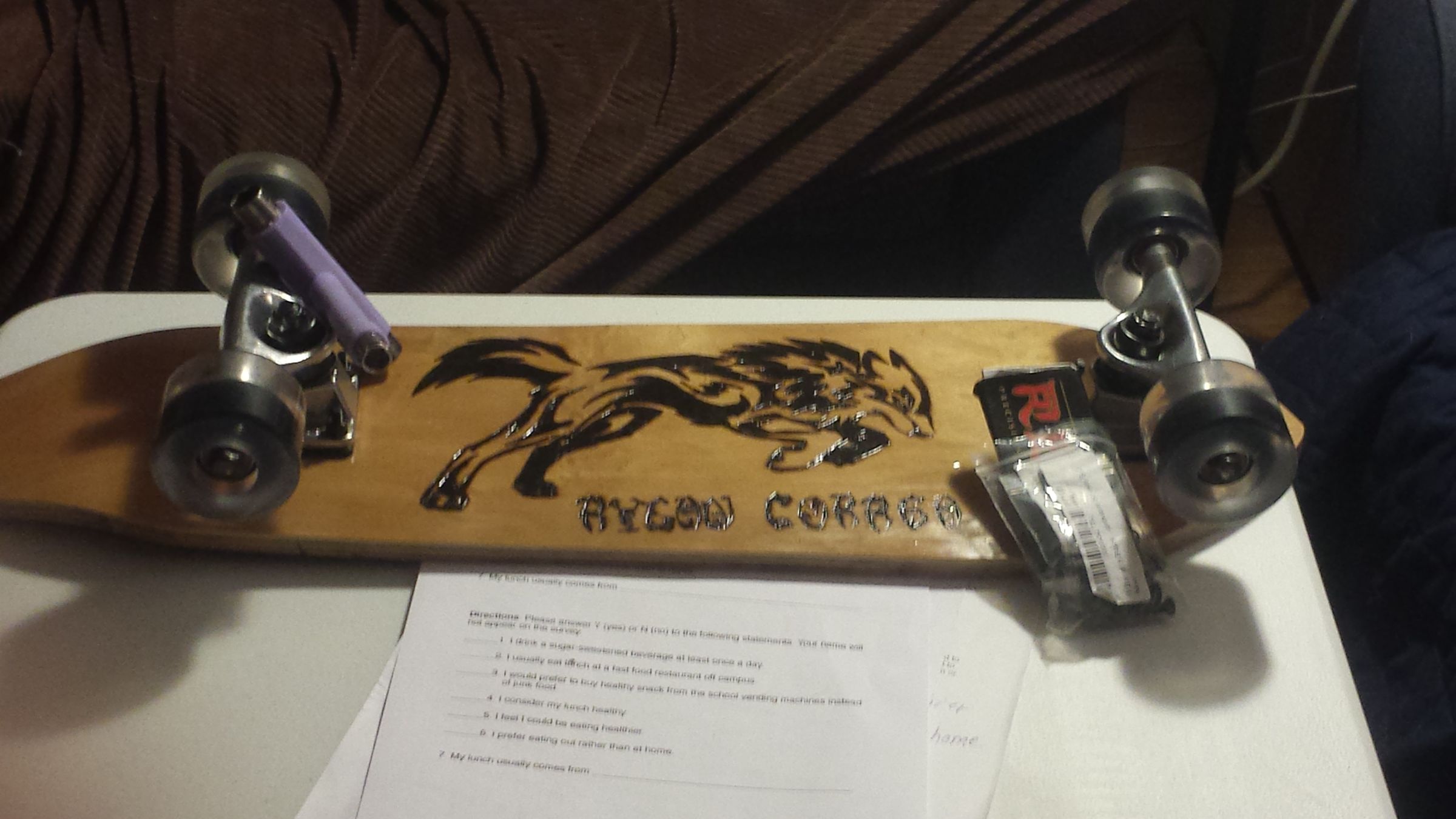 custom skateboard/nickle board DIY Project DIY Project Image