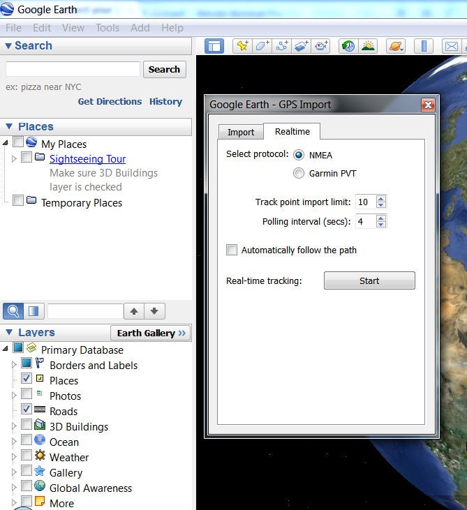 connect your ls20031 gps receiver to