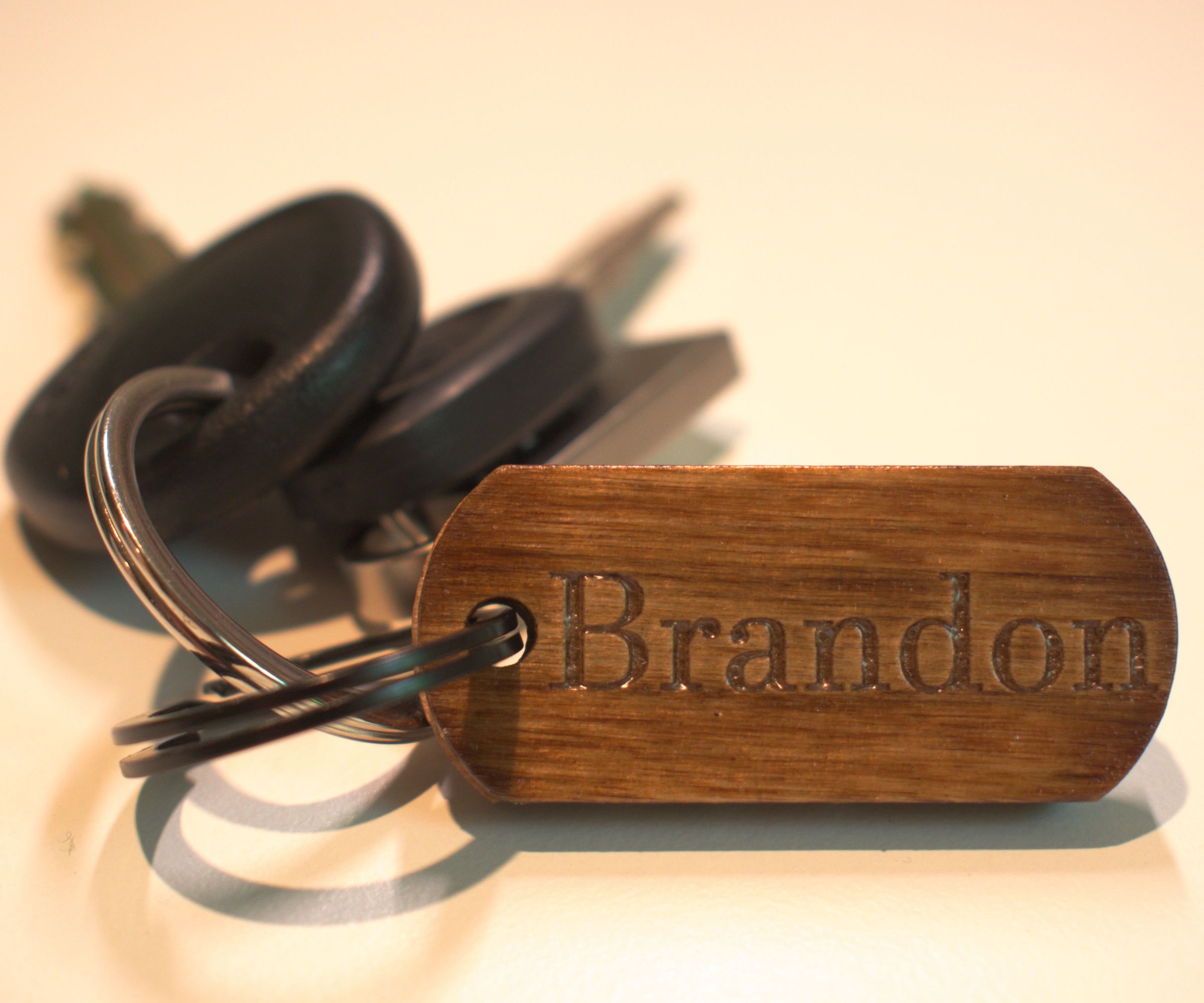 Custom Name Keychain : 4 Steps (with 