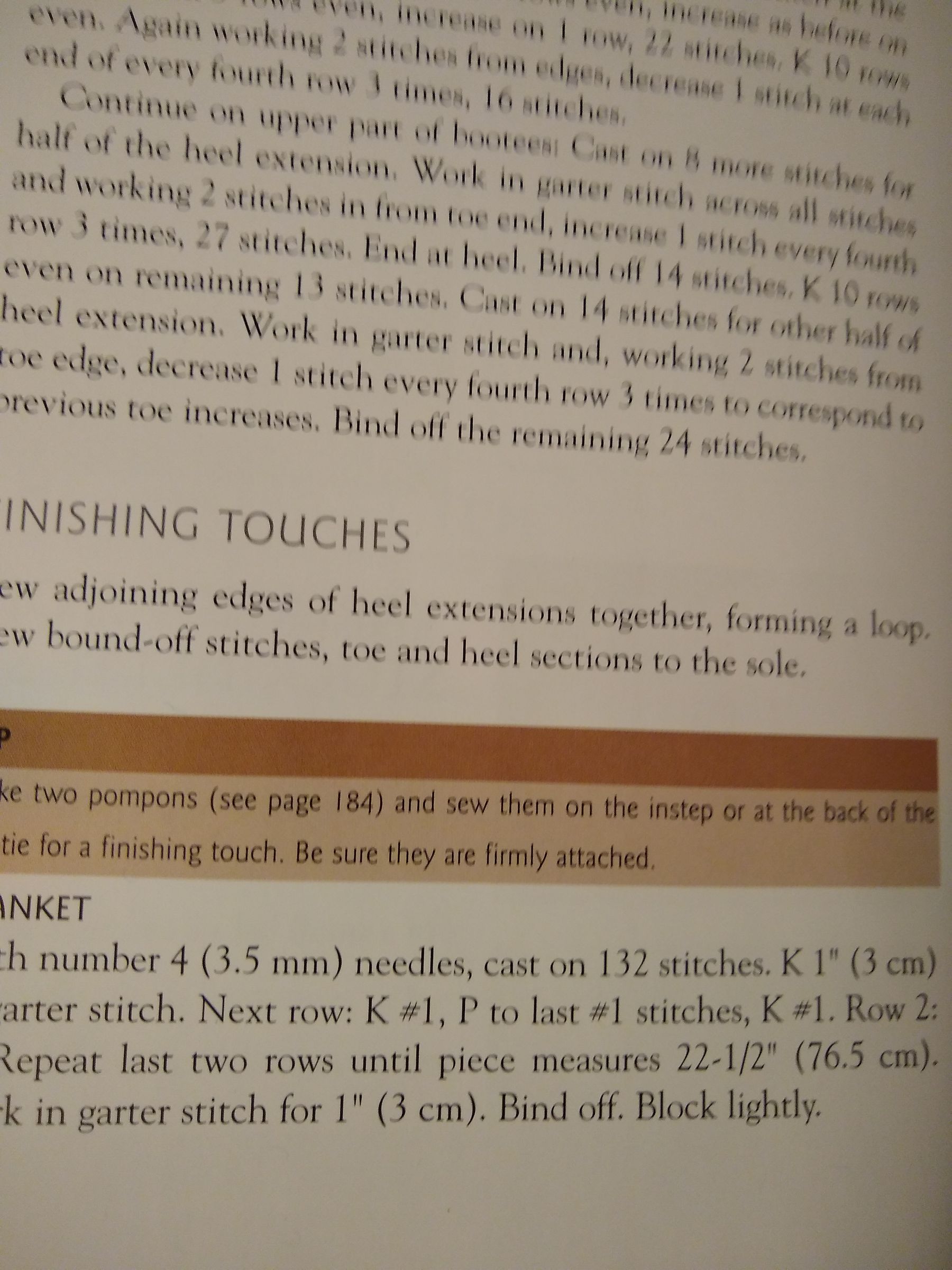 What does in a knitting pattern mean? Instructables