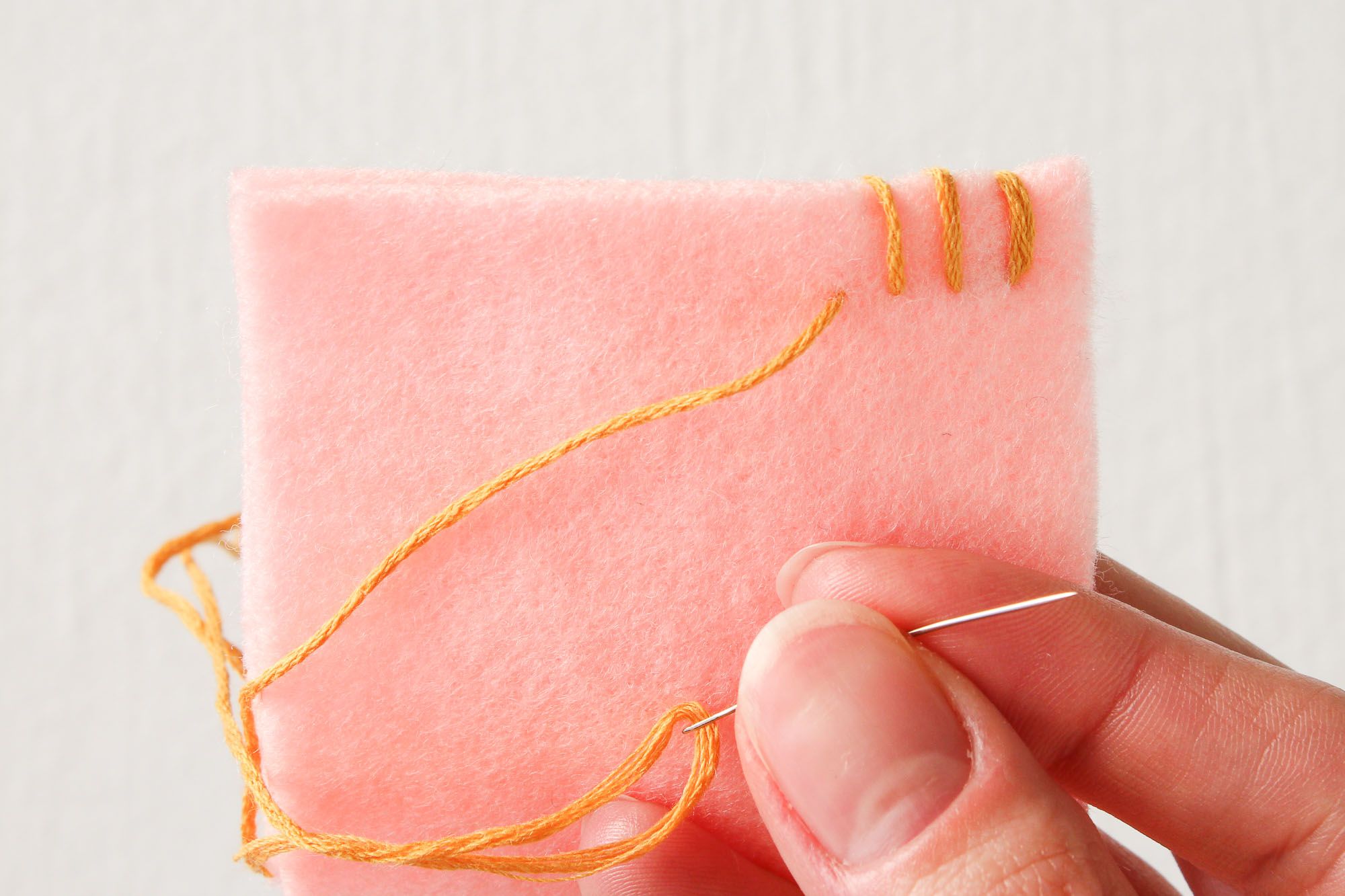 Sewing the Whip Stitch 3 Steps Instructables