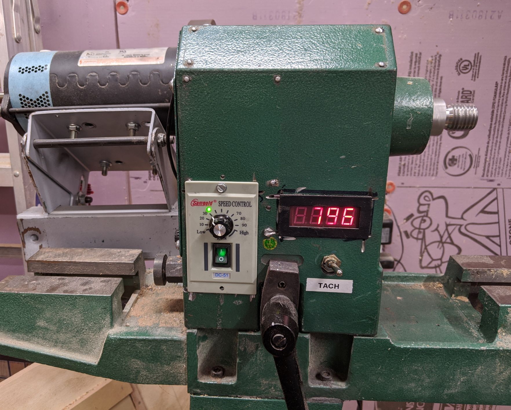 Harbor Freight Wood Lathe Upgrade : 4 