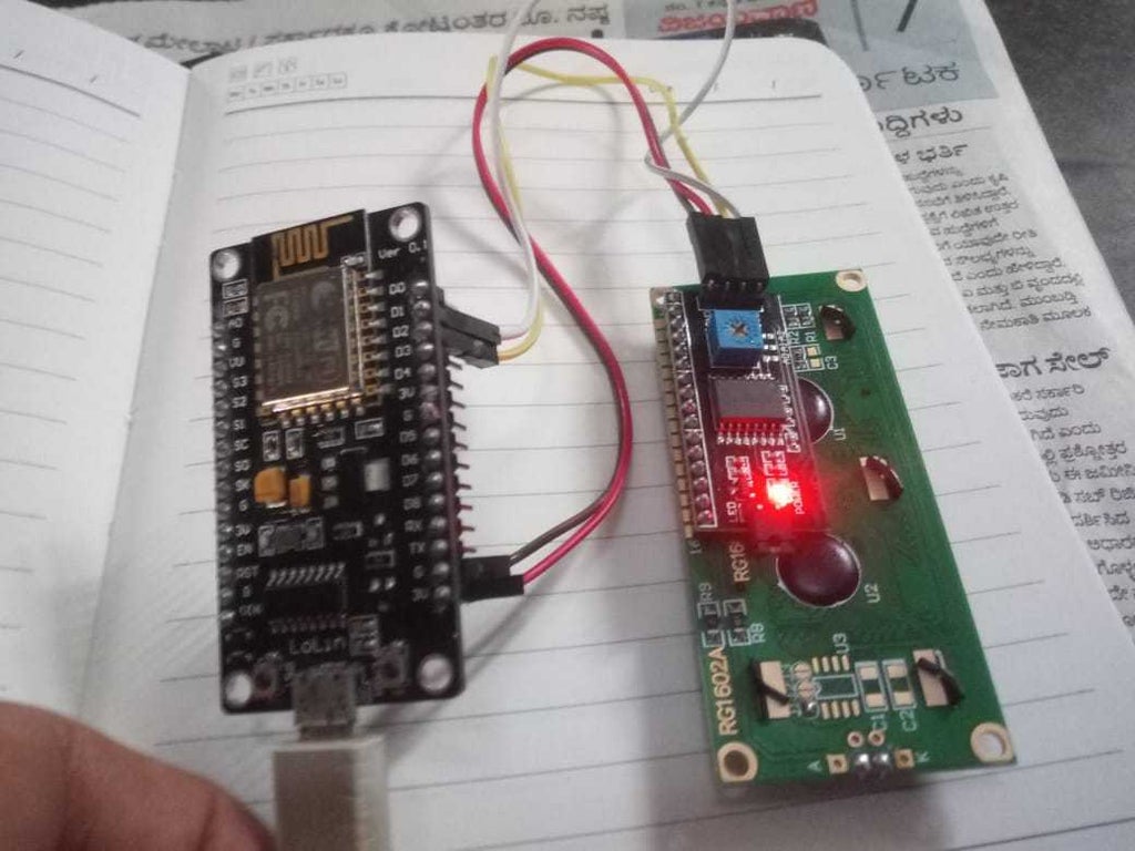 I2c Lcd On Nodemcu V2 With Arduino Ide Arduino Lcd